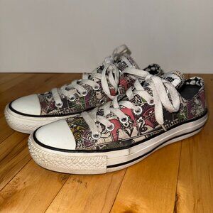 Converse Low Tops Chuck Taylor All Stars Comic Strip Unisex Mens‎ 5, Women's 7